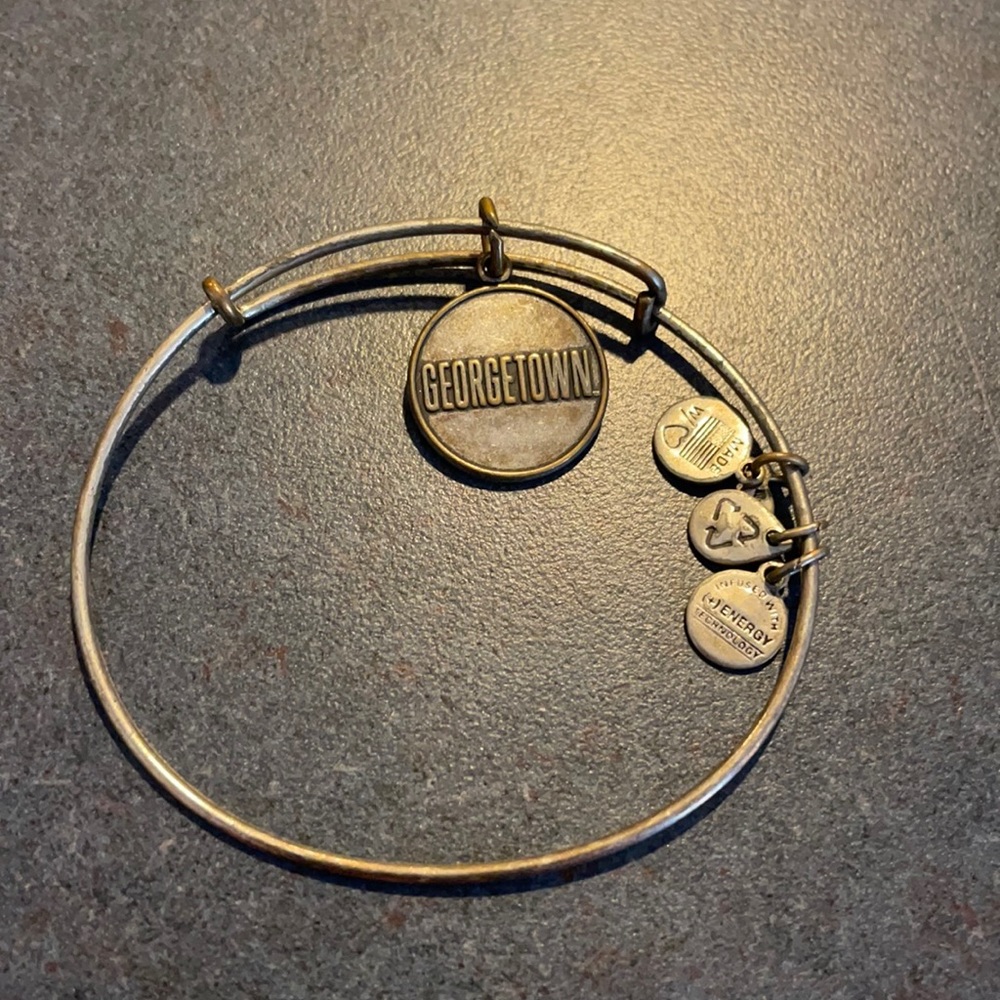Alex and Ani Silver Bracelet Georgetown University